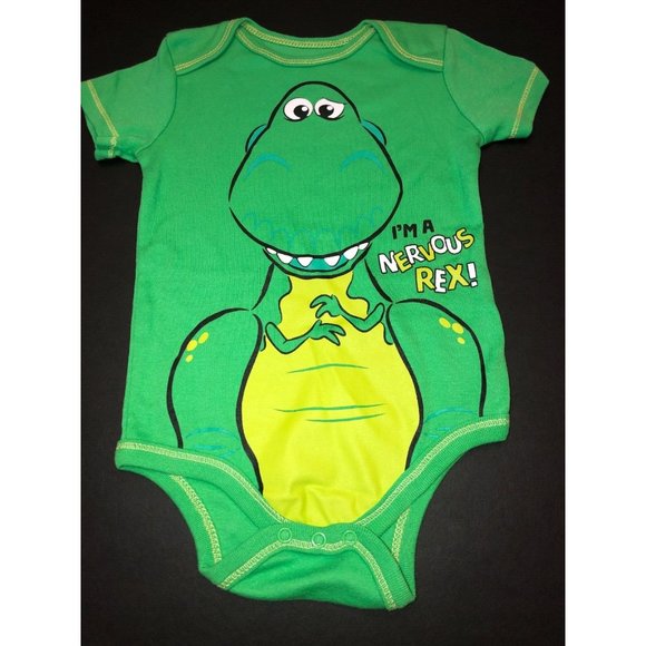 Disney Baby Unisex Boy Girl Toy Story Rex dinosaur Body Suit Size 18M 18 month - Picture 1 of 3